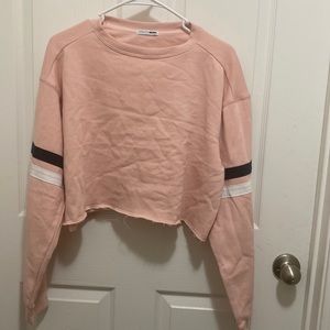 Pink crop sweatshirt